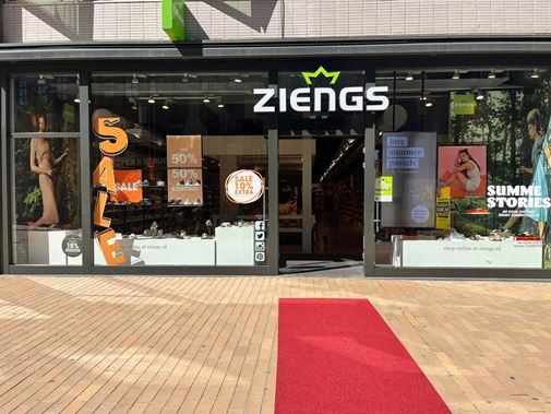 Voorwaardelijk verzending monteren Ziengs Groningen schoenenwinkel | Grote Markt 4 | Ziengs.nl