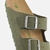 Birkenstock Arizona Slippers groen Suede