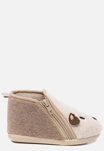 Muyters Pantoffels Beige Textiel 750606 Meisjes Ziengs