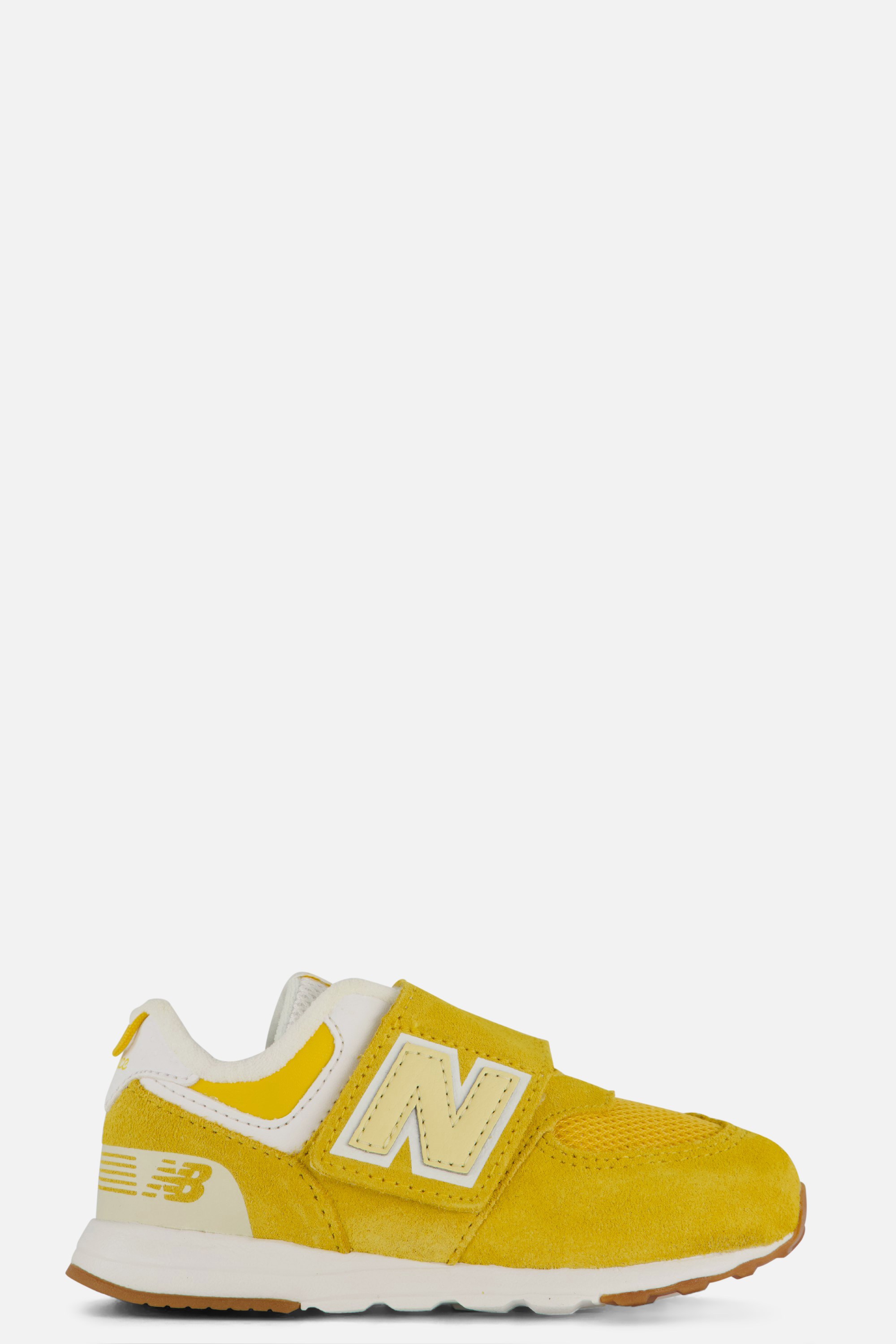 new balance 574 sneakers geel leer